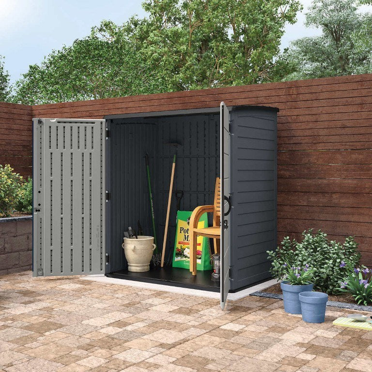 Suncast 6' x 4' Vertical Shed - 106 cu. ft of Storage Capacity