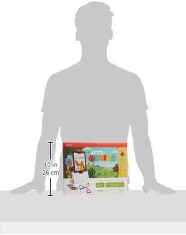 Osmo - Little Genius Starter Kit for Fire Tablet + Early Math Adventure - Valentine Toy - 6 Educational Games-Counting, Shapes & Phonics-STEM Gifts-Ages 3 4 5(Tablet Base Included)