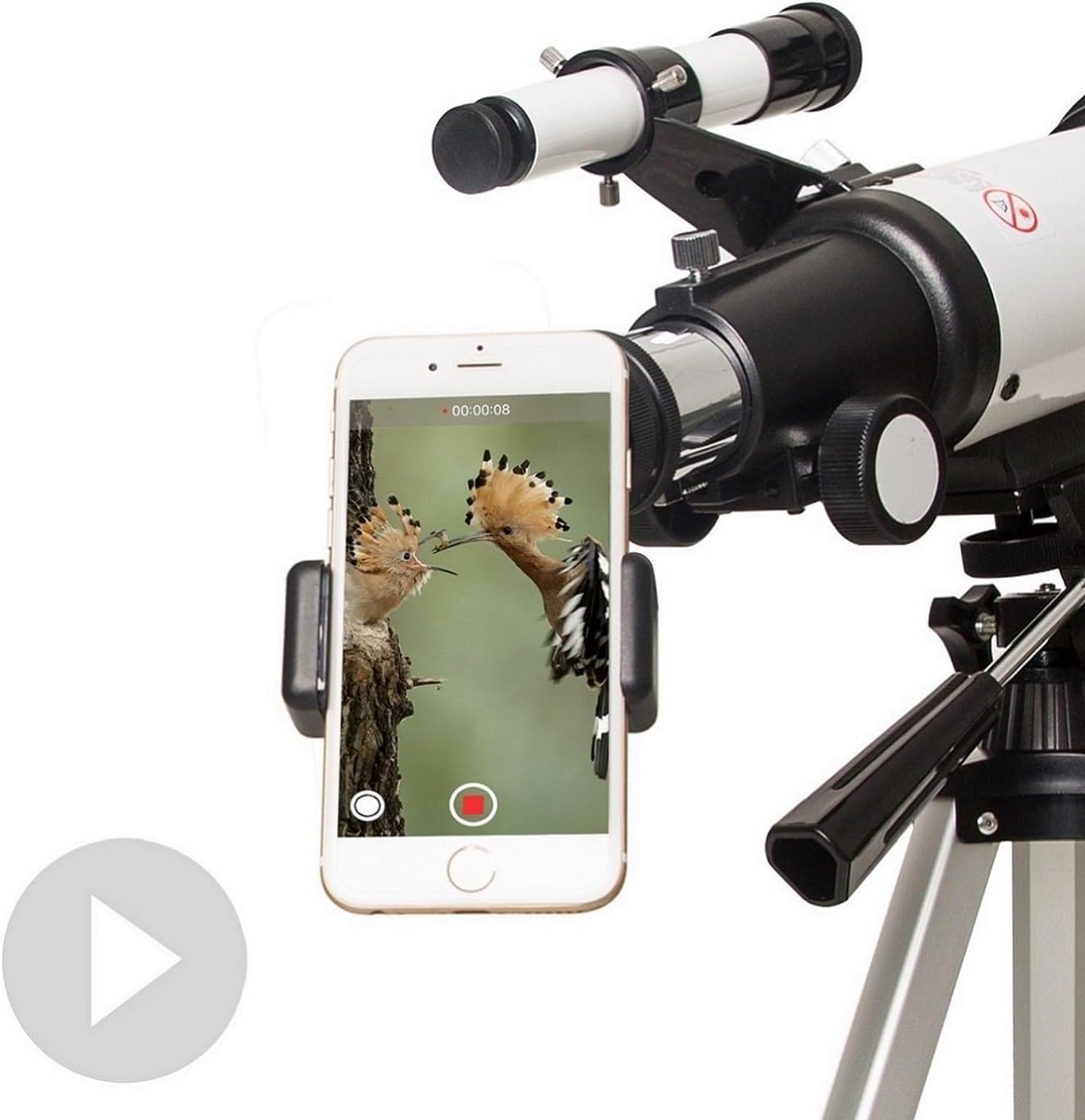 Gskyer Telescope 70mm Aperture 400mm AZ Mount Astronomical Refracting Telescope for Kids Beginners - Travel Telescope with Carry Bag Phone Adapter and Wireless Remote