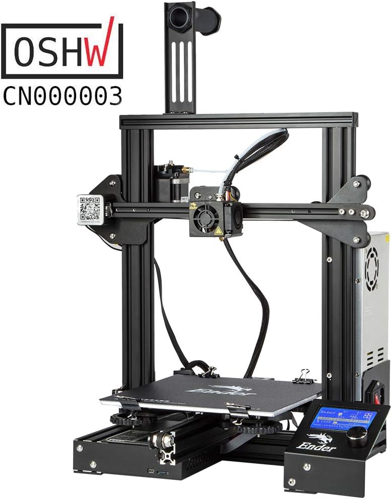 Official Creality Ender 3 3D Printer Fully Open Source with Resume Printing Function DIY Printers Build Volulme 8.66x8.66x9.84 inch