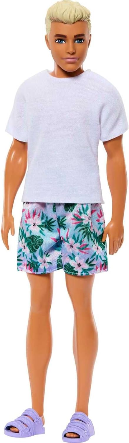 Barbie & Ken Doll Set with 2 Fashion Dolls, Clothes & Accessories, DAMAGE BOX, Includes Dresses, Tees, Pants, Swimsuits & More
