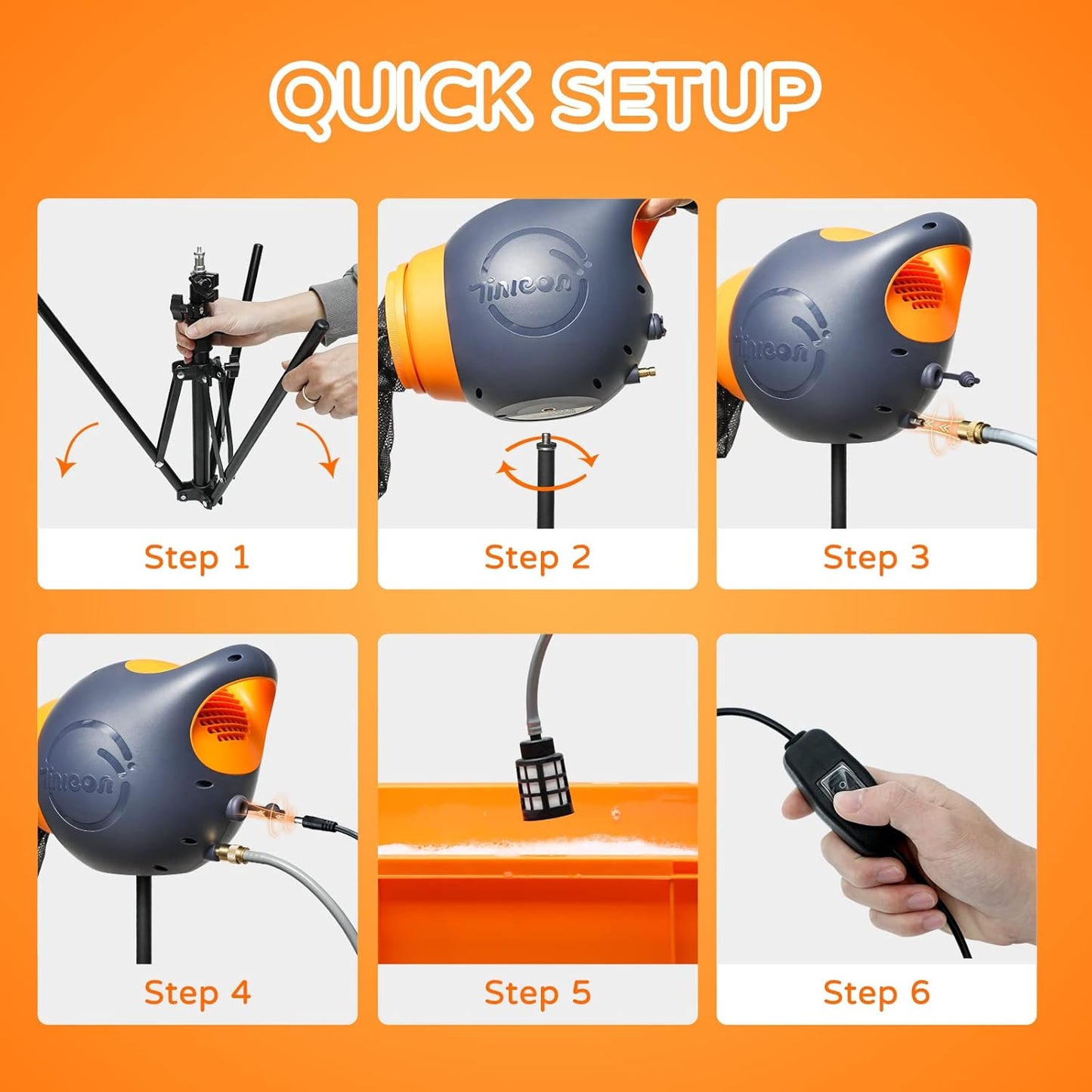 Foam Machine for Kids - Easy to Use Foam Making Toy with Large Foam Production Perfect for Birthdays Celebrations and Backyard Events