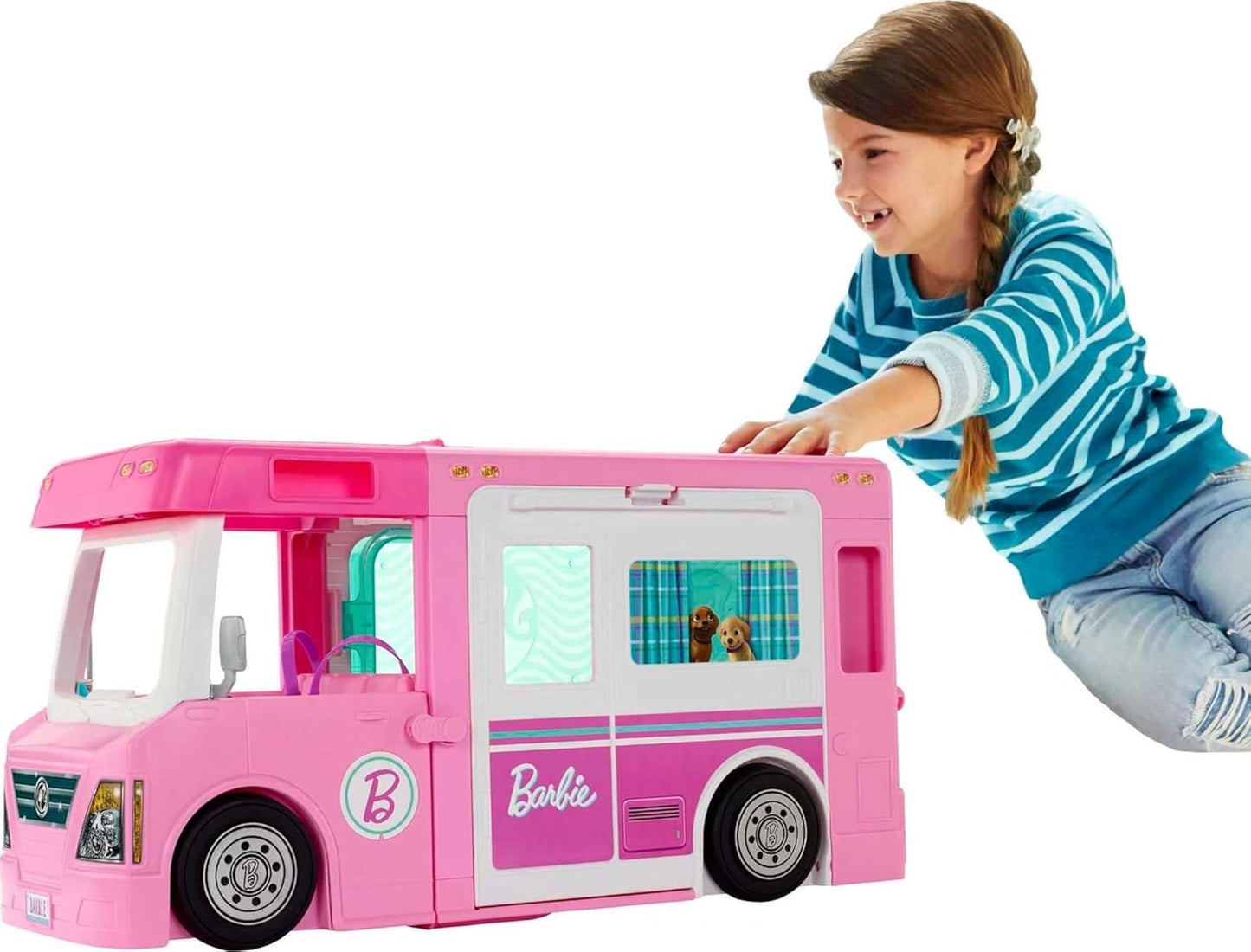 Barbie Camper Playset, 3-in-1 DreamCamper