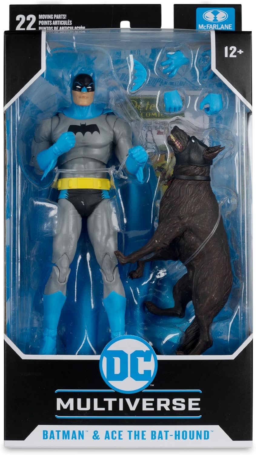 McFarlane Toys - DC Multiverse Batman & Ace The Bat-Hound (Silver Age) 7in Action Figure