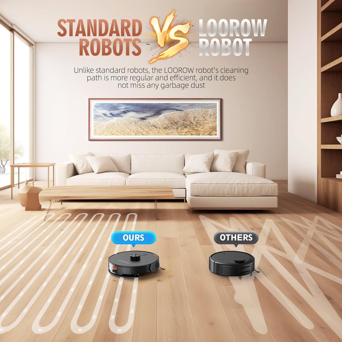 3-in-1 Robot Vacuum and Mop Combo, Self Emptying Station for 60 Days, Robotic Vacuum Cleaner with LiDAR Navigation & Max Strong 4500Pa Suction, WiFi/App/Alexa Self-Charging Replaceable Dust Bag