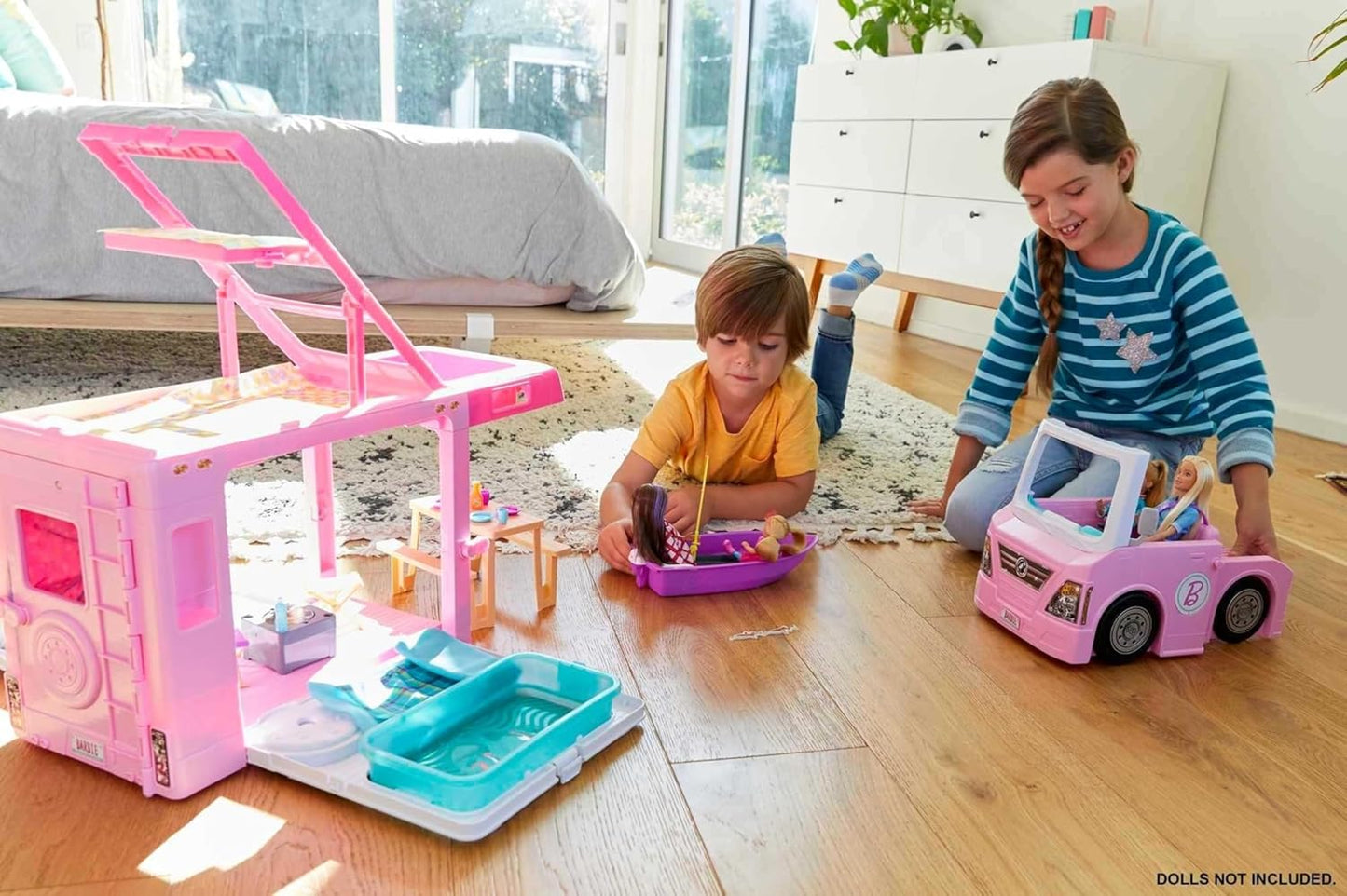 Barbie Camper Playset, 3-in-1 DreamCamper