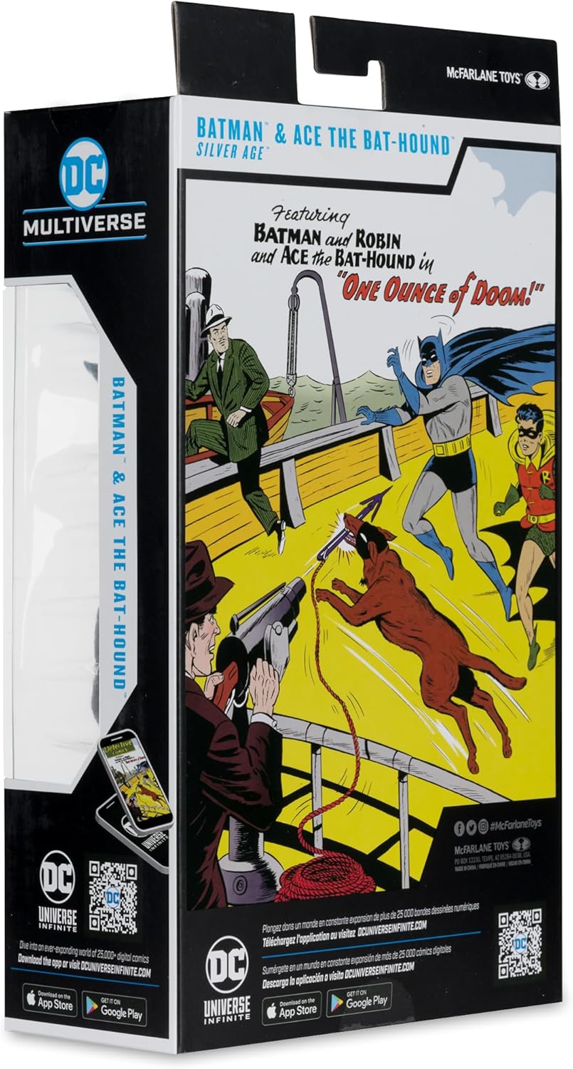 McFarlane Toys - DC Multiverse Batman & Ace The Bat-Hound (Silver Age) 7in Action Figure