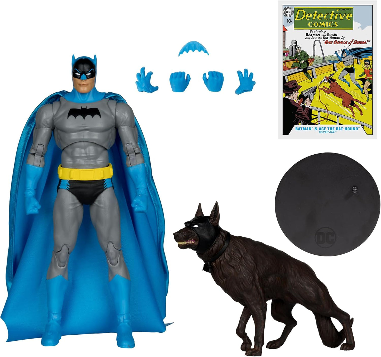 McFarlane Toys - DC Multiverse Batman & Ace The Bat-Hound (Silver Age) 7in Action Figure