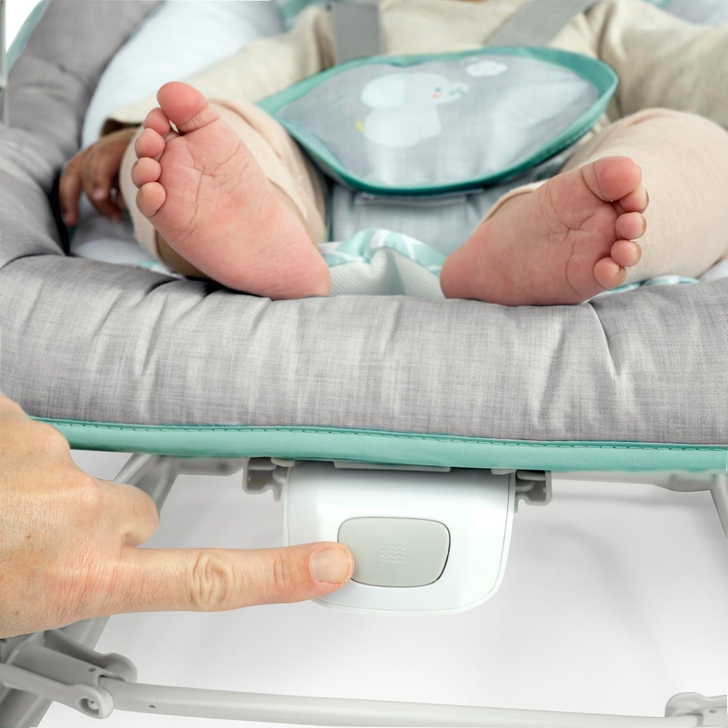 Ingenuity Keep Cozy 3-in-1 Grow with Me Vibrating Baby Bouncer, Seat & Infant to Toddler Rocker, Vibrations & -Toy Bar, 0-30 Months Up to 40 lbs