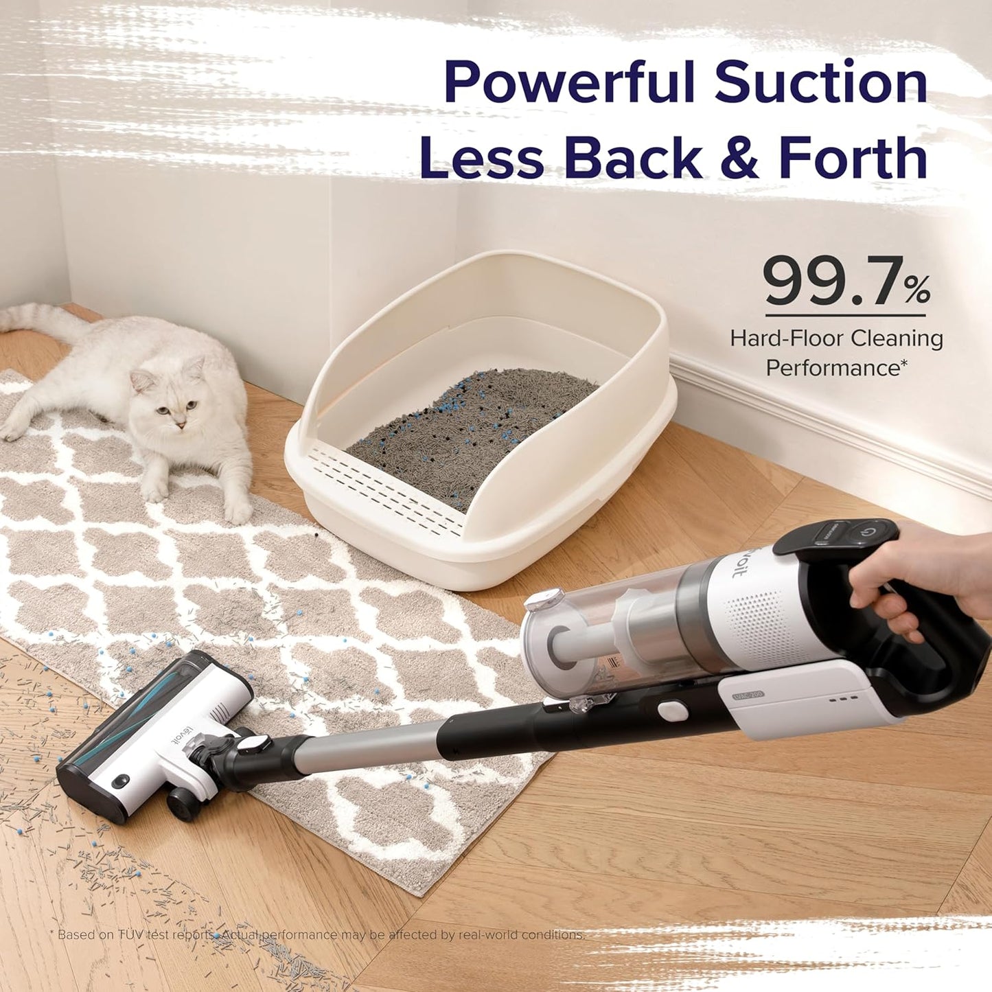 Levoit Lightweight Cordless Stick Vacuum Lvac 200 - White