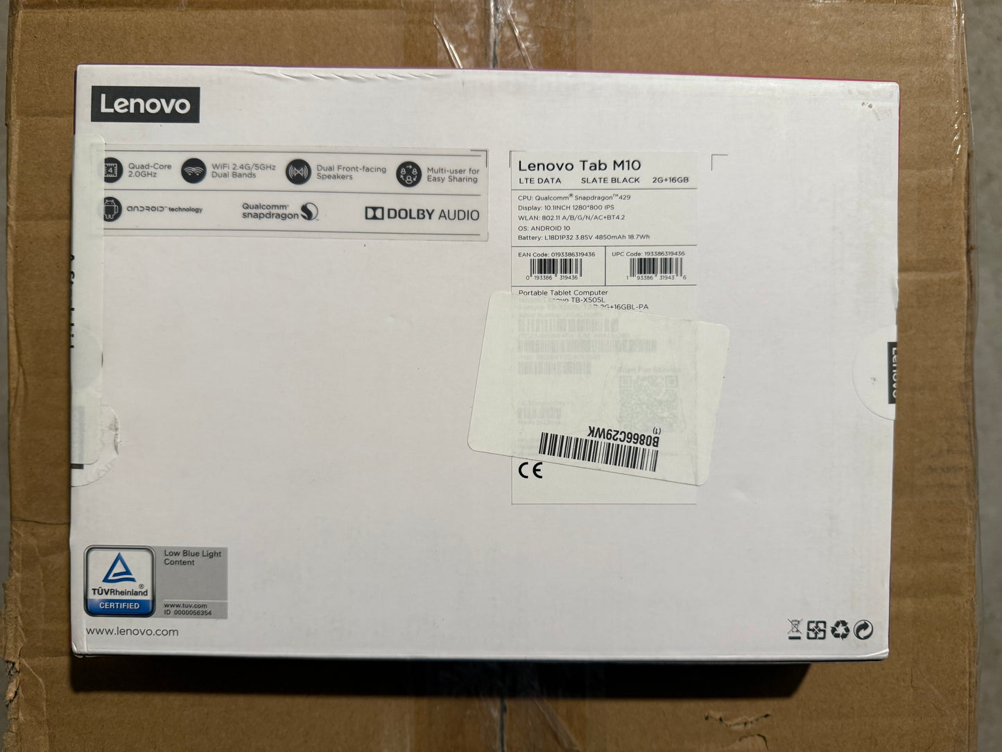 Lenovo Tab M10 10.1" HD (2nd Gen) Touch Tablet, MediaTek Helio P22T, 32GB Storage, 3GB Memory, Wi-Fi, Bluetooth, Grey, Android 10 + Accessories