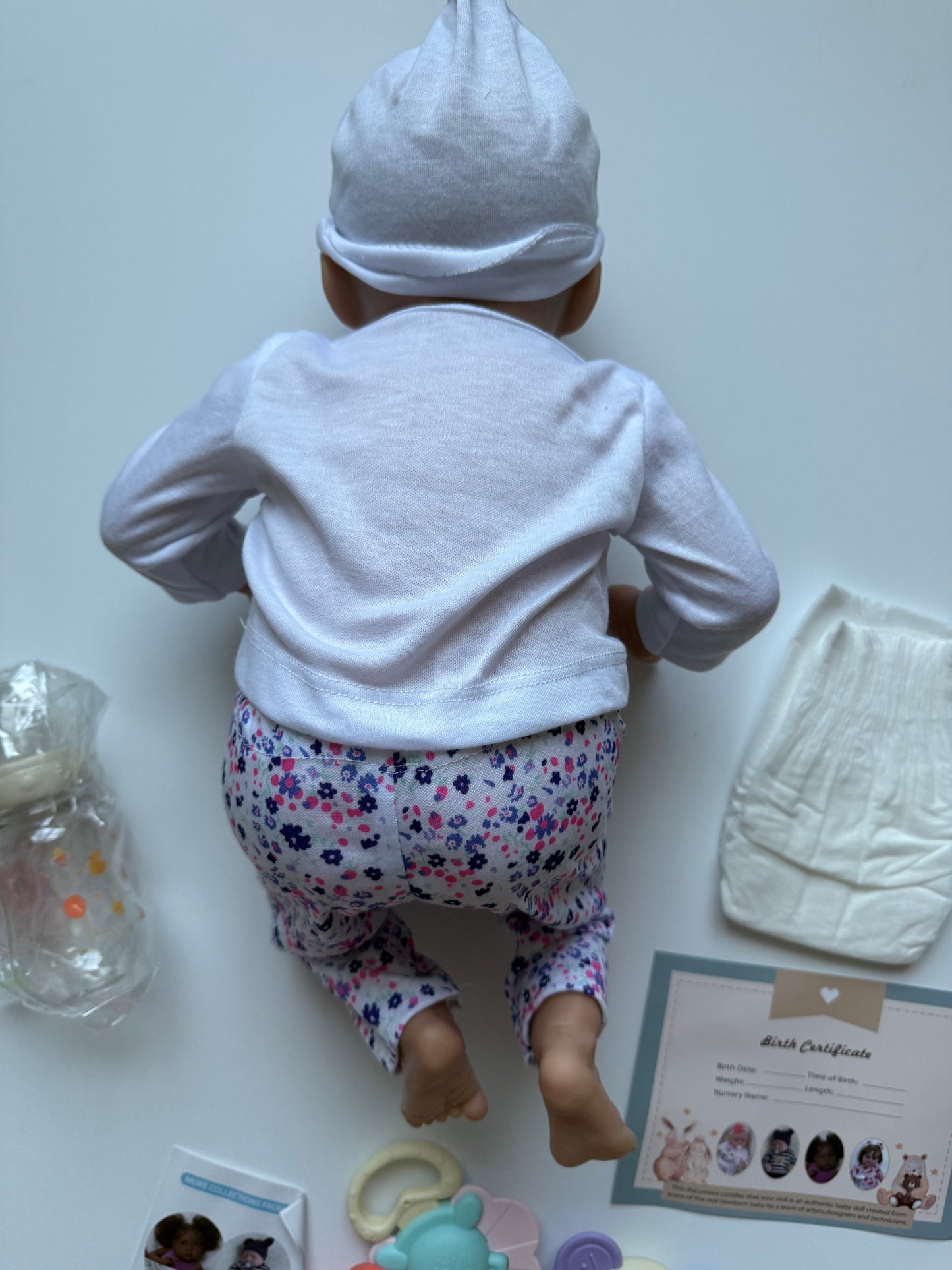 Reborn Baby Dolls That Lifelike -17 inch Full Body Silicone Sleeping Baby Girl Handmade Face Realistic Body Details for Children Gift