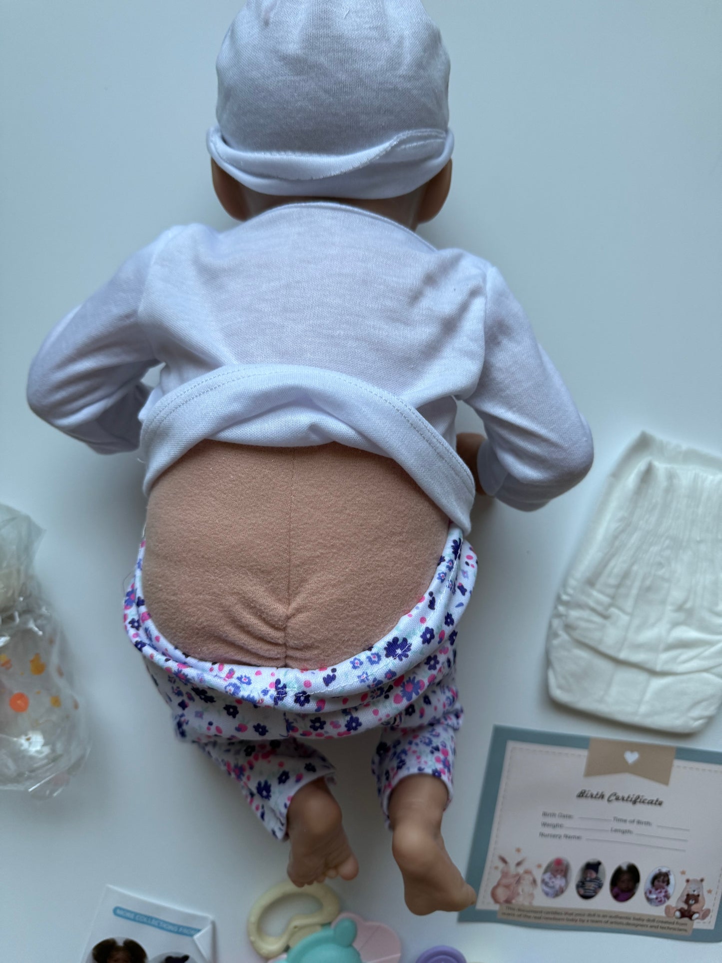 Reborn Baby Dolls That Lifelike -17 inch Full Body Silicone Sleeping Baby Girl Handmade Face Realistic Body Details for Children Gift