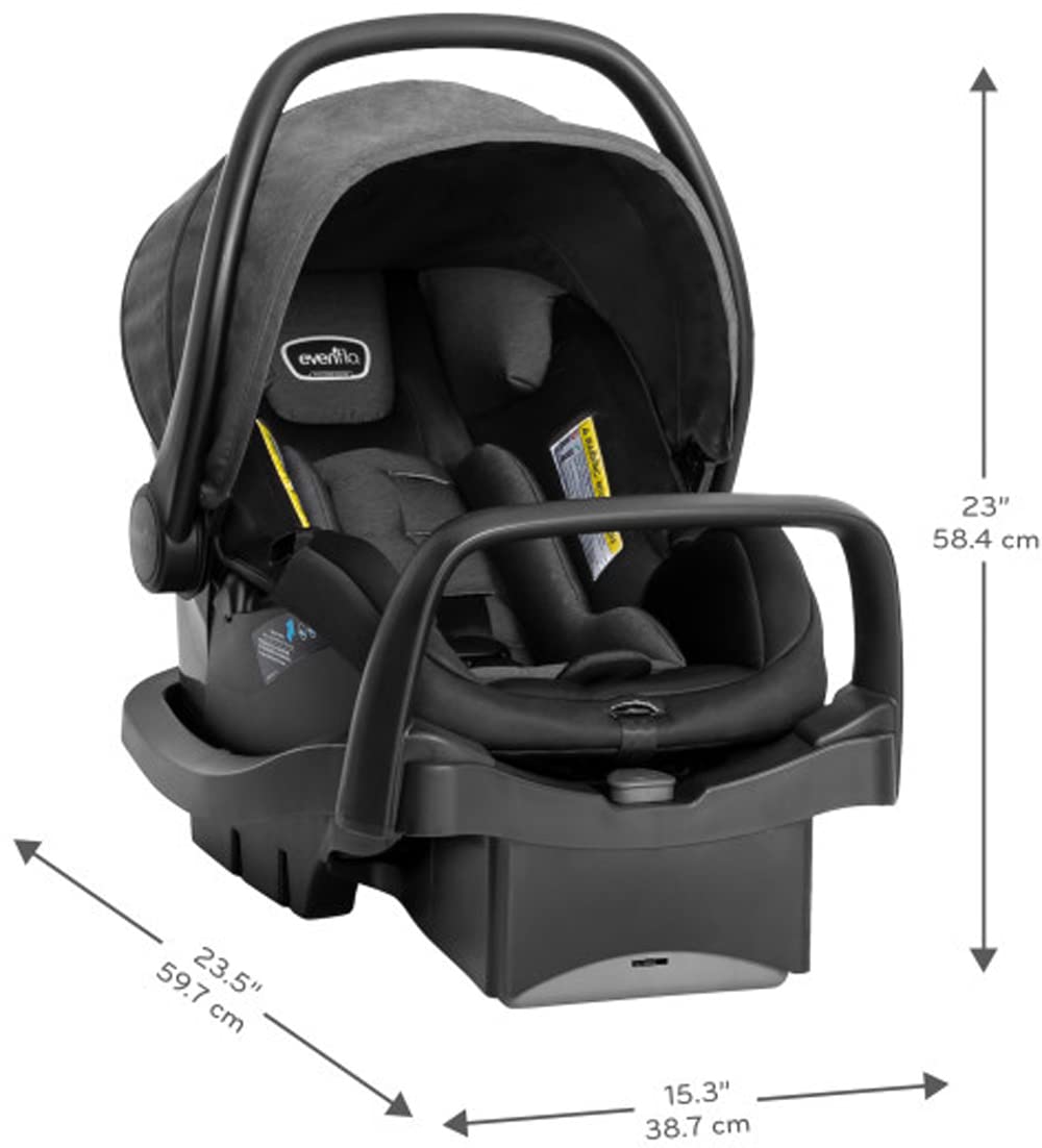 Evenflo Pivot Suite Travel System with LiteMax - Devon Gray