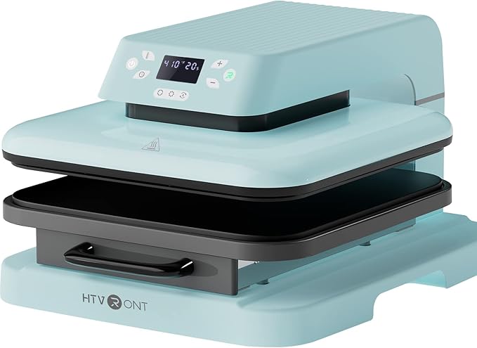 HTVRONT Auto Heat Press Machine for T Shirts - Heat Press 15x15 with Auto Release - Heats Up Fast & Distribute Heat Evenly Intelligent Heat Press Machines for HTV Sublimation Heat Transfer Projects