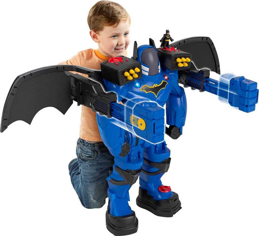Fisher-Price Imaginext DC Super Friends Batman Toy, Batbot Xtreme Robot Playset, 30 Inches Tall with Figure for Pretend Play Kids Ages 3+ Years