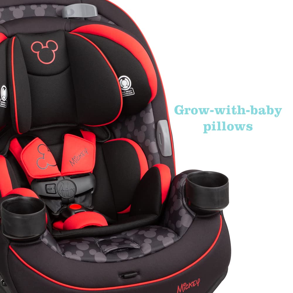 Disney Convertible Car Seat, Rear Facing 5-40 pounds, Forward Facing 30-65 pounds, Booster 40-100 lbs, Convert From Infant to Toddler, Simply Mickey