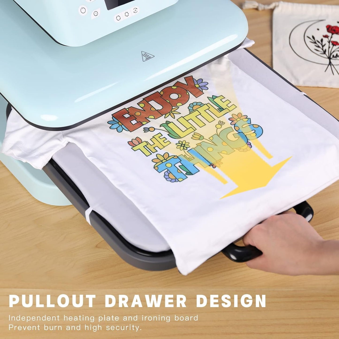 HTVRONT Auto Heat Press Machine for T Shirts - Heat Press 15x15 with Auto Release - Heats Up Fast & Distribute Heat Evenly Intelligent Heat Press Machines for HTV Sublimation Heat Transfer Projects