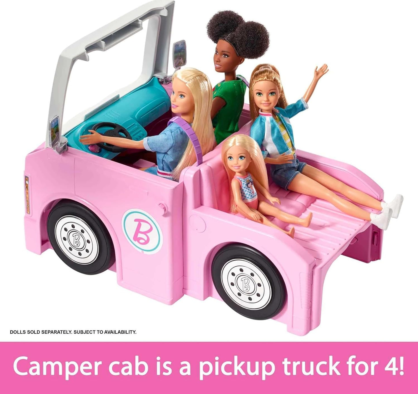 Barbie Camper Playset, 3-in-1 DreamCamper