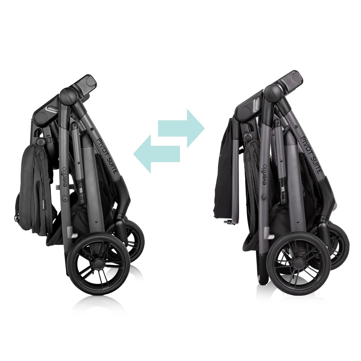 Evenflo Pivot Suite Travel System with LiteMax - Devon Gray