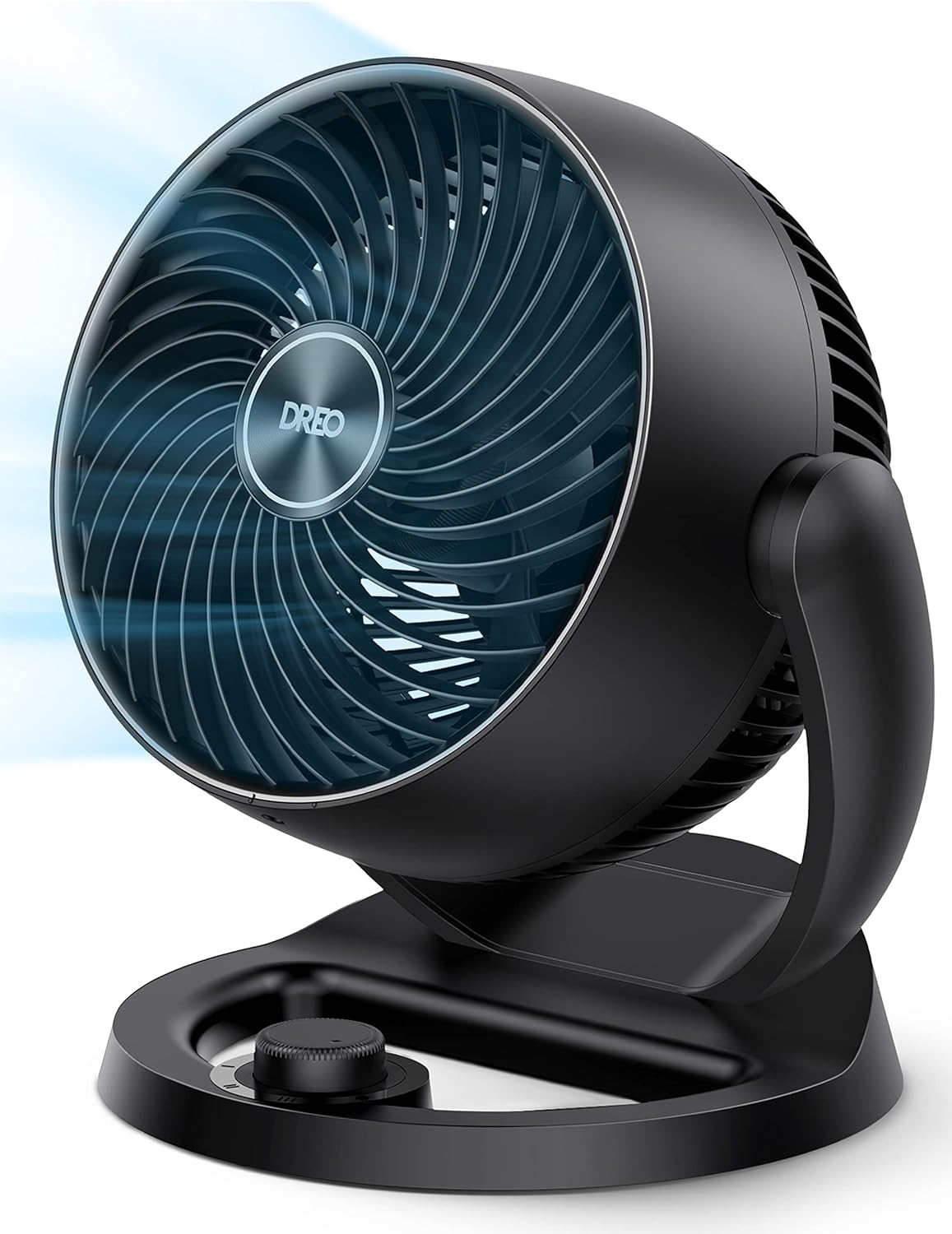 Dreo Table Fans for Home Bedroom, 9 Inch Quiet Oscillating Floor Fan with Remote, Air Circulator Fan & Fan for Bedroom, 2023 New Desk Air Circulator Fan for Whole Room, 9 Inch, 70ft Strong Airflow