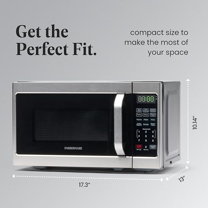 Farberware Countertop Microwave 700 Watts 0.7 Cu