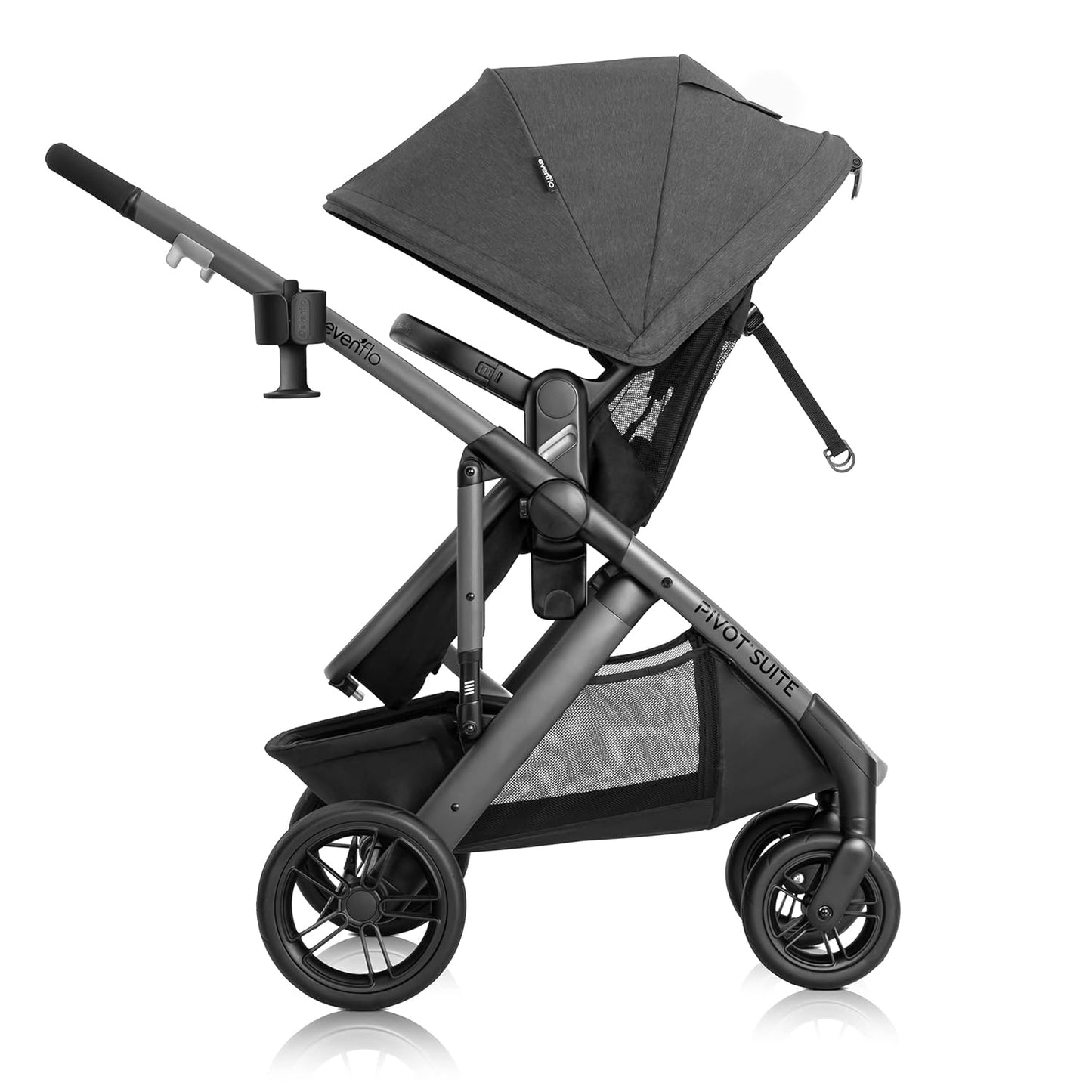Evenflo Pivot Suite Travel System with LiteMax - Devon Gray