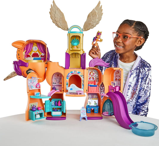 My Little Pony Toys, Sunny's Playset Reveal, 25-Inch-Tall Transforming Doll Playsets and Interactive Toys for 5 Year Old Girls & Boys