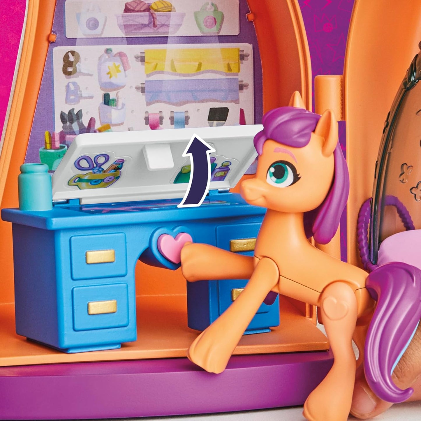 My Little Pony Toys, Sunny's Playset Reveal, 25-Inch-Tall Transforming Doll Playsets and Interactive Toys for 5 Year Old Girls & Boys