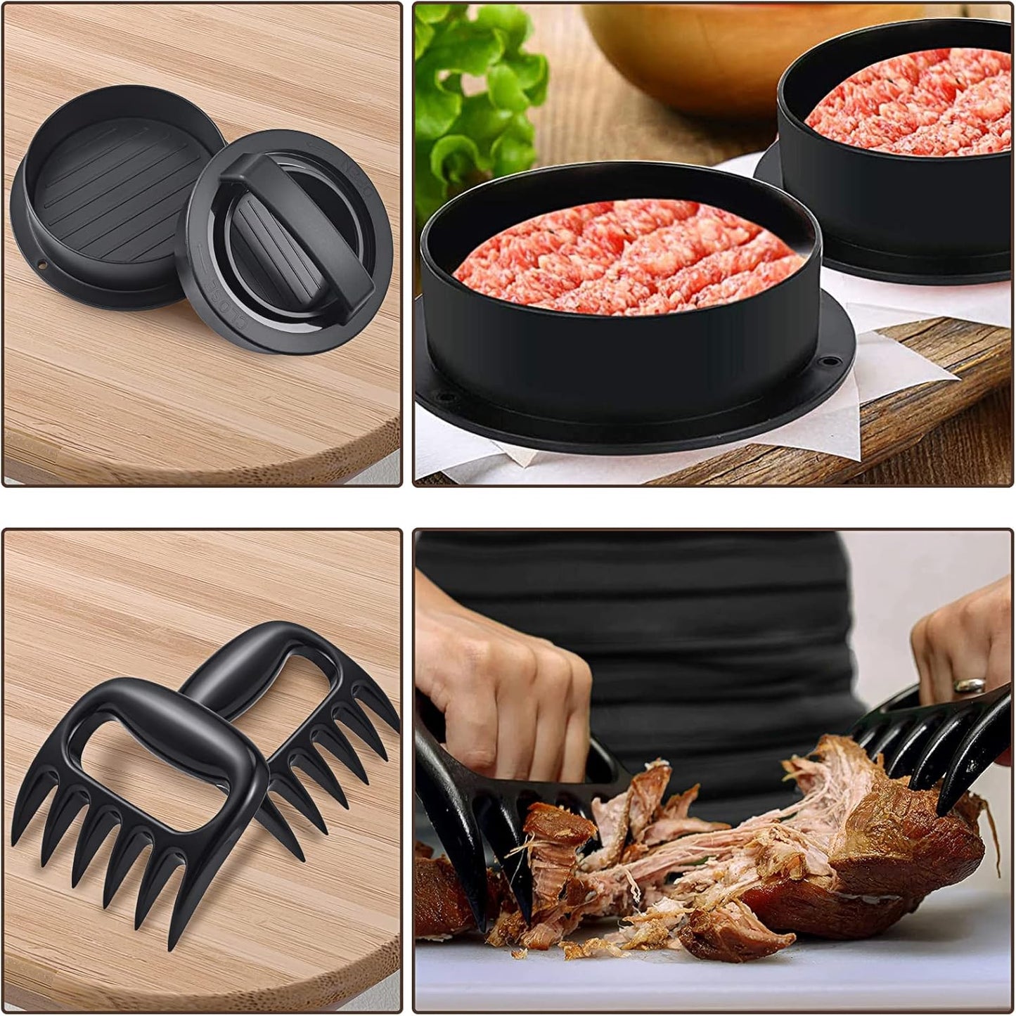 Meat Grinder, Sausage Stuffer, [2800W Max] Electric Meat Mincer with Stainless Steel Blades & 3 Grinding Plates,Sausage Maker & Kubbe Kit for Home Kitchen & Commercial Using (MG090-M)