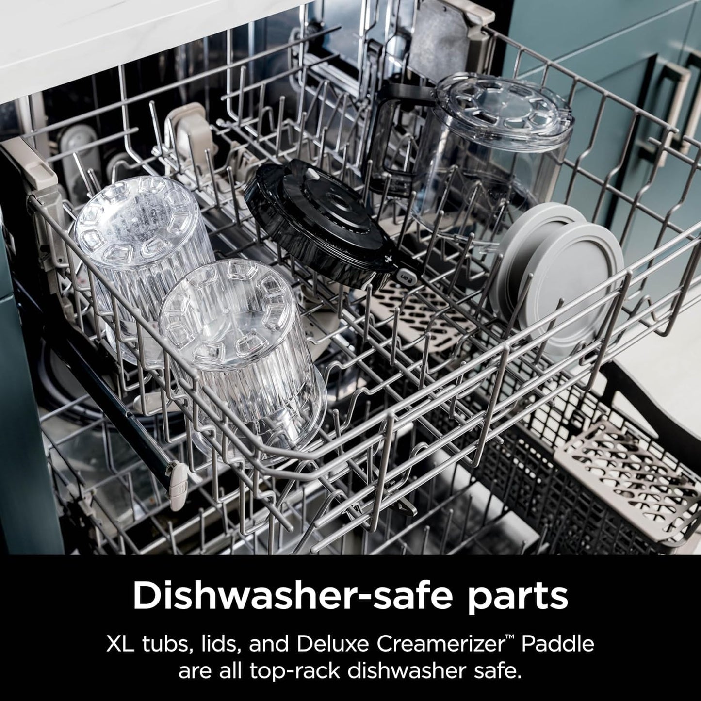 Ninja CREAMi Deluxe 11in1 Ice Crema Maker, Frozen Yogurt, Sorbet & Milk shake Maker, XL Capacity, 11 Programs, Includes (2) 24oz Family-Sized Tubs, Silver