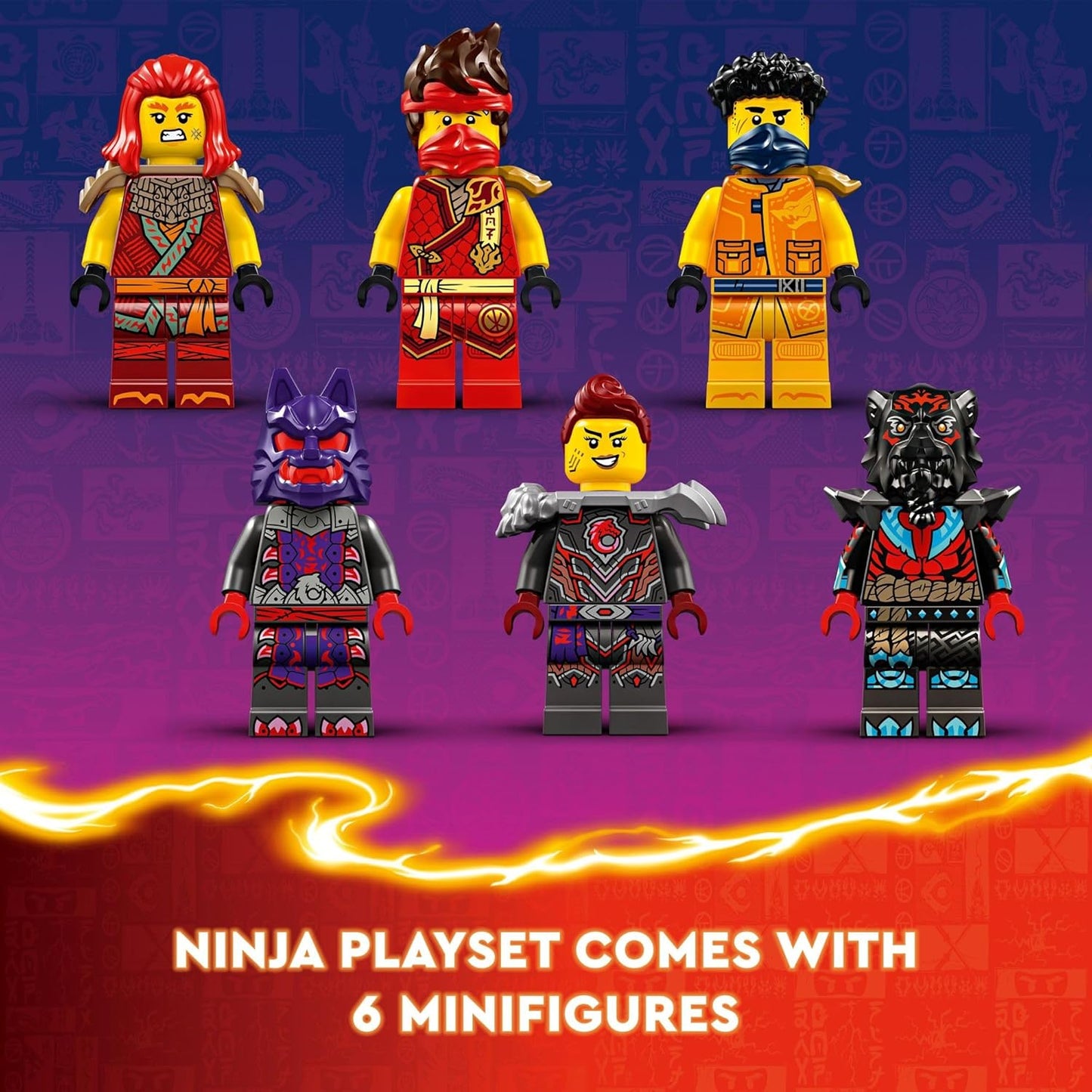 LEGO NINJAGO Source Dragon of Motion Adventure Toy for Kids Ninja Playset for Independent Play with 6 Minifigures Birthday Gift for Boys and Girls Ages 12 and Up 71822