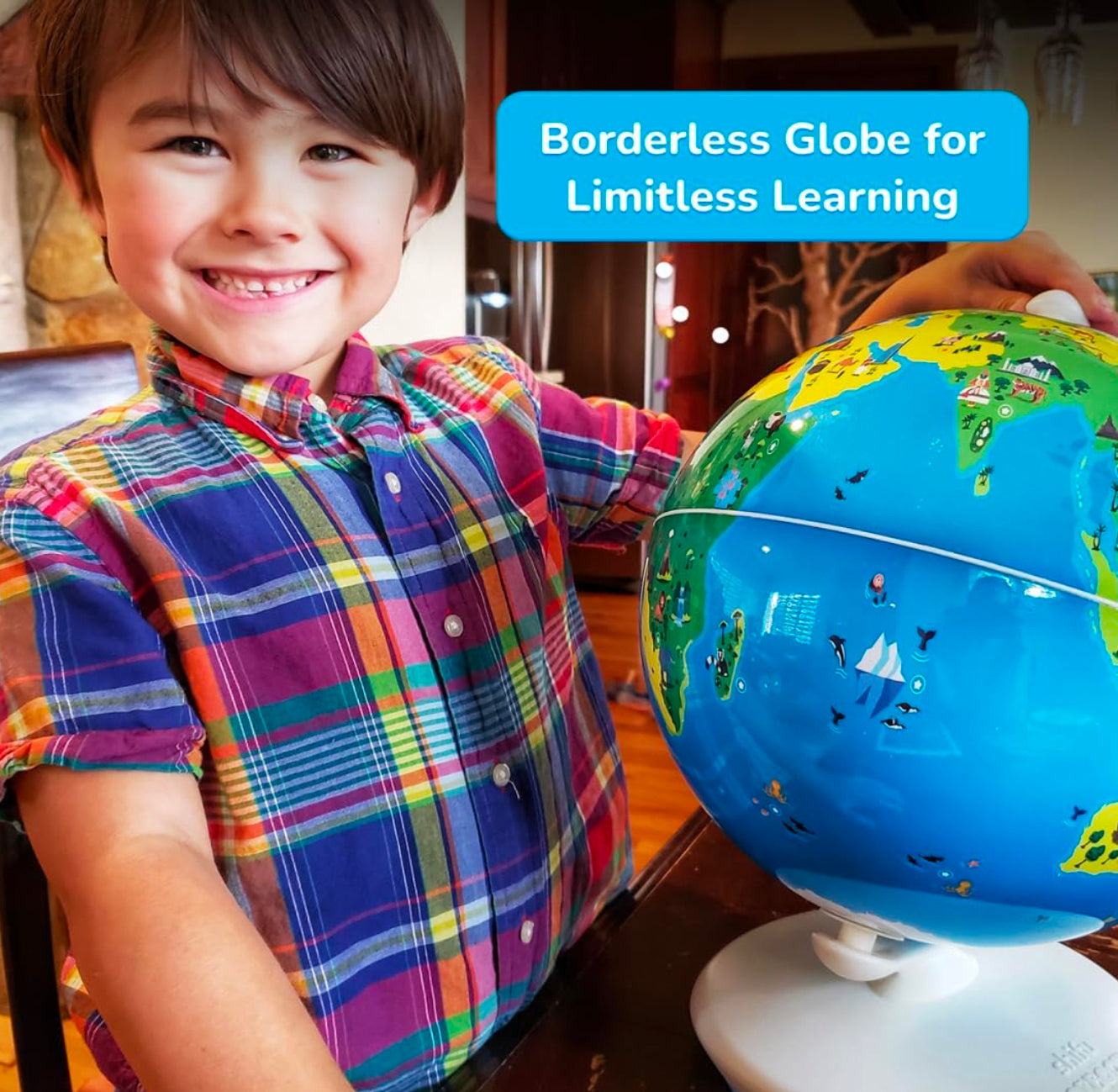 PlayShifu Smart Educational Globe for Kids, Interactive AR Toy, Ideal for Preschool Learning, Birthday Gift for Boys and Girls, STEM Toy for Kids Ages 4-10