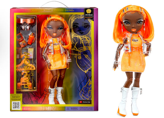 Rainbow High Michelle St. Charles Series 5 Stunning Orange Fashion Doll
