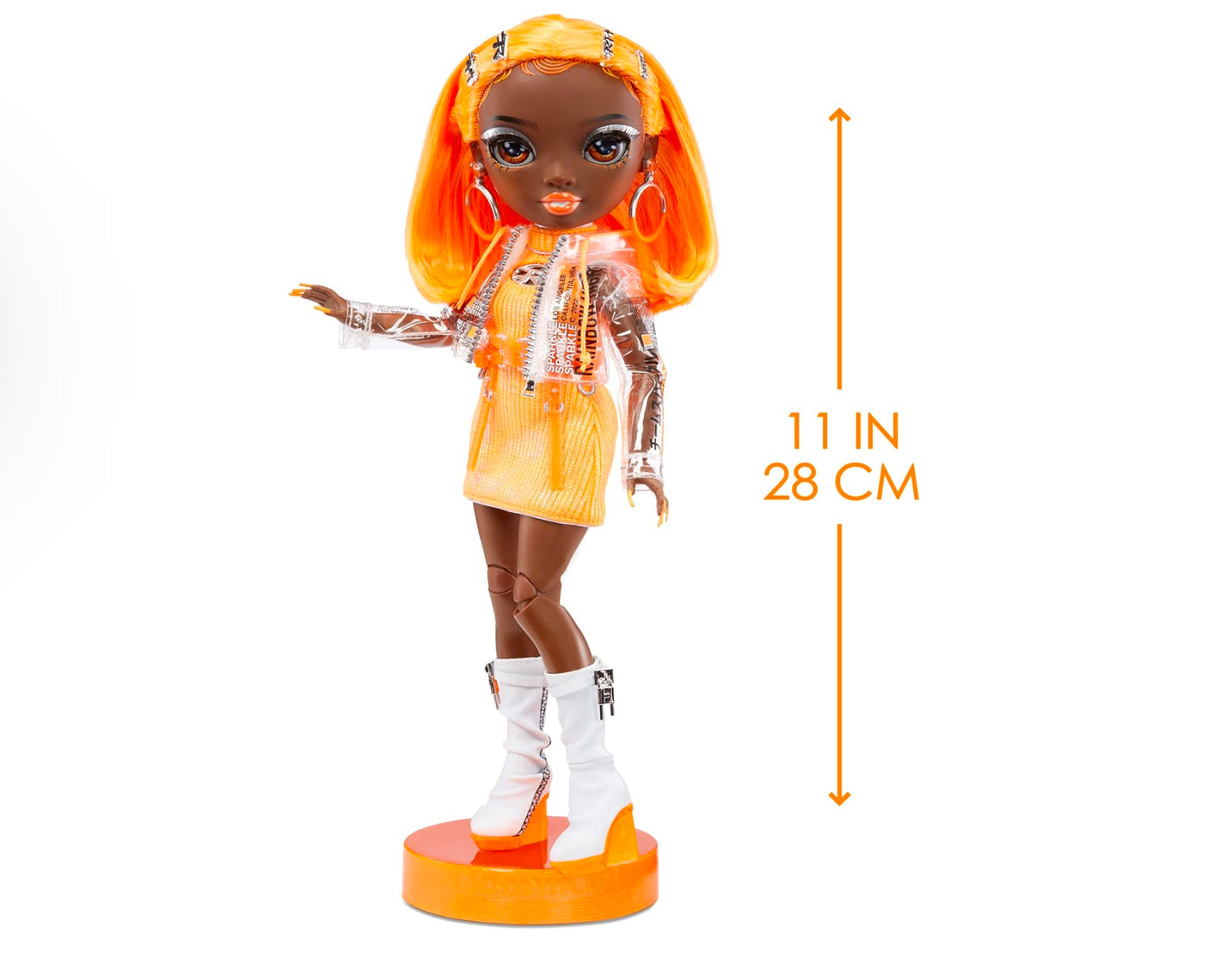 Rainbow High Michelle St. Charles Series 5 Stunning Orange Fashion Doll