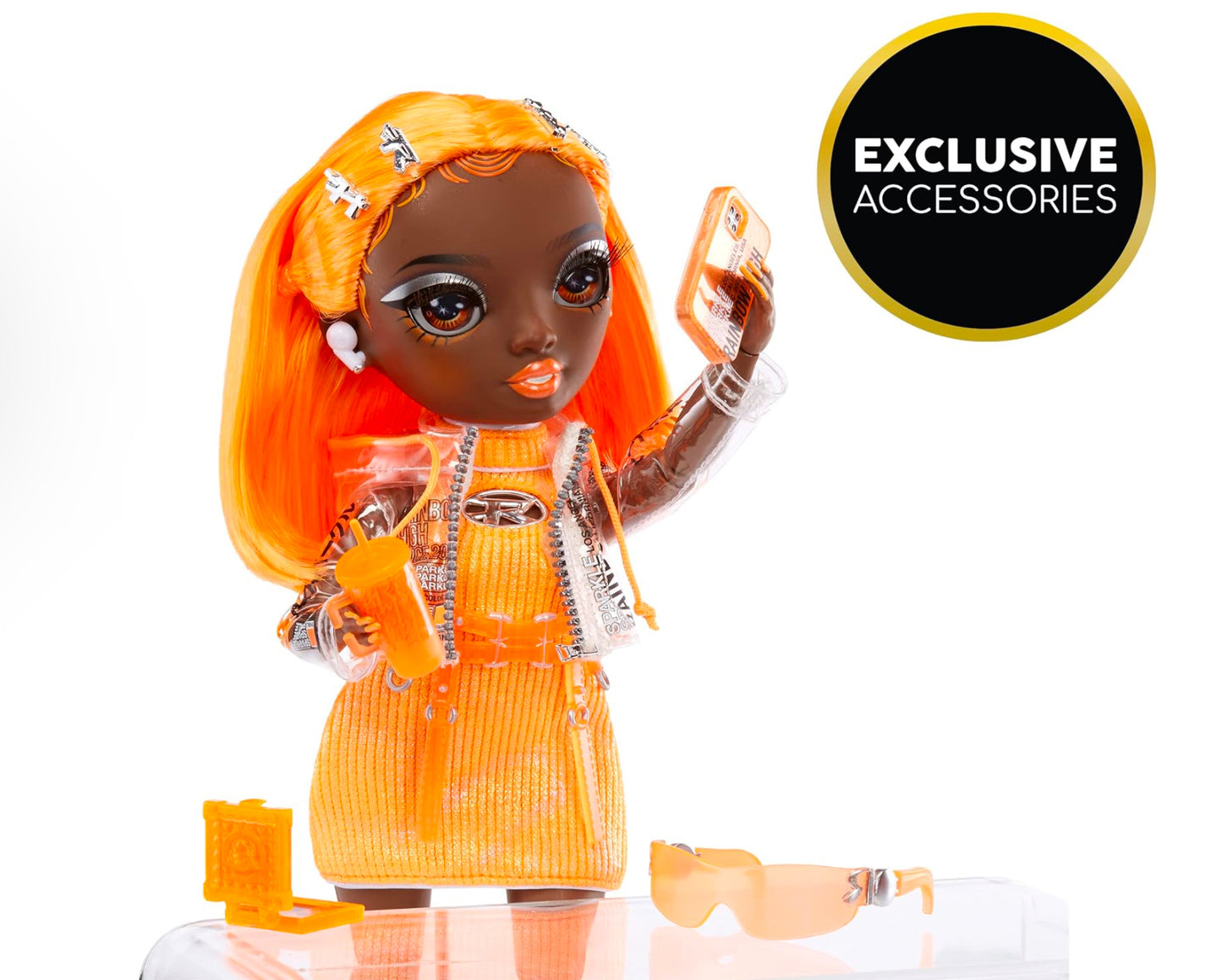 Rainbow High Michelle St. Charles Series 5 Stunning Orange Fashion Doll