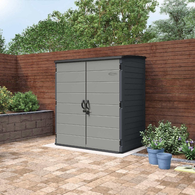 Suncast 6' x 4' Vertical Shed - 106 cu. ft of Storage Capacity